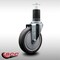 Service Caster 5'' SS Thermoplastic Rubber Wheel Swivel 1-5/8'' Expanding Stem Caster SCC-SSEX20S514-TPRB-158 - alternate 3